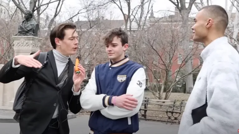 Mario Adrion, Male model, Asking strangers, Sexual performance, Humor in sexuality, Public interviews, New York